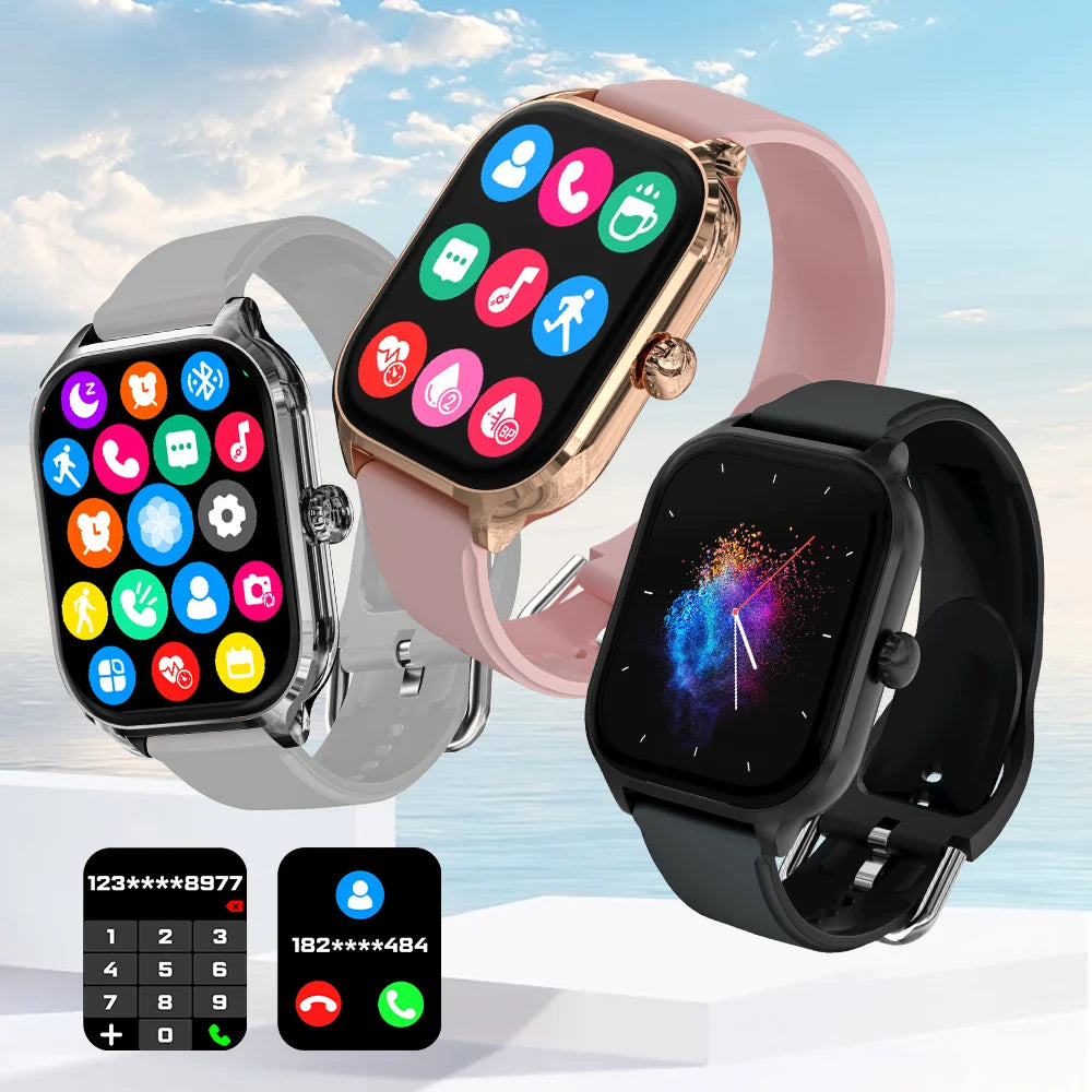 H9 Smart Watch Dialing Answering Calls Exercise Tracking Heart Rate Sleep Monitor Bluetooth Smartwatch Man Woman Gift